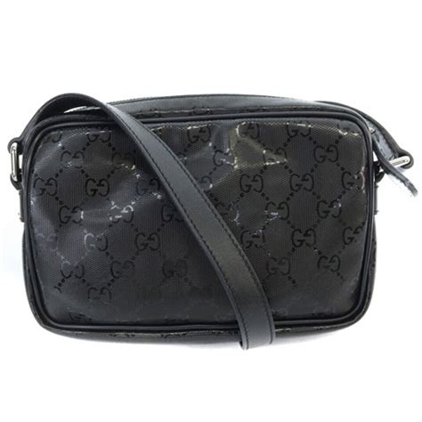 Gucci bag shoulder black GG impleme 201447 GUCCI